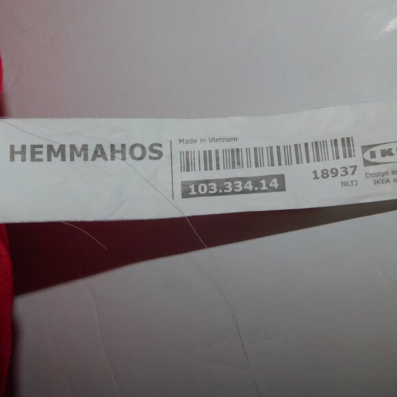 IKEA Hemmahos 12" Plush Red Alarm Clock Stuffed Throw Pillow cushion Toy Pop Art - Picture 5 of 6